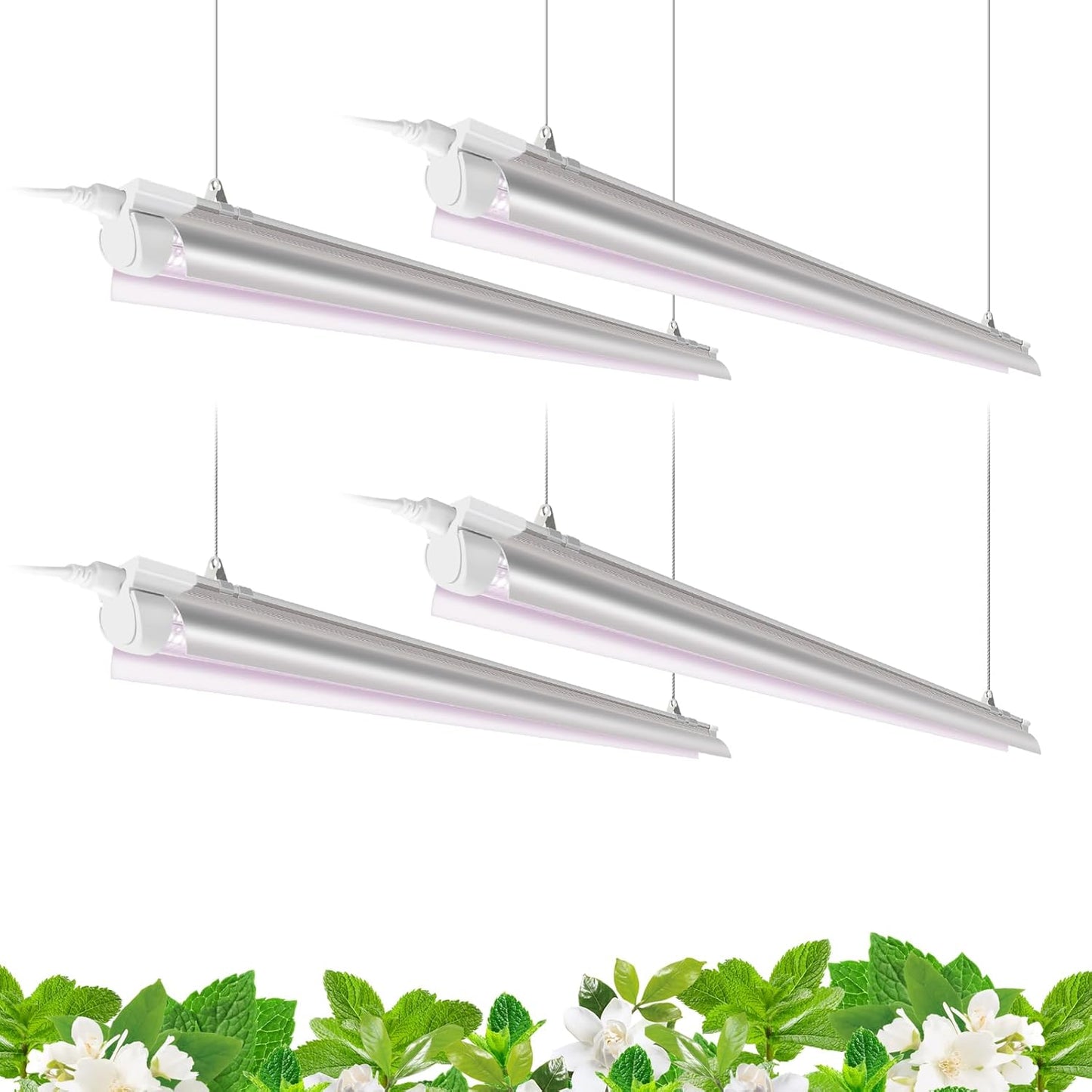 Barrina T8 LED Grow Light 4FT Full Spectrum for Indoor Plants