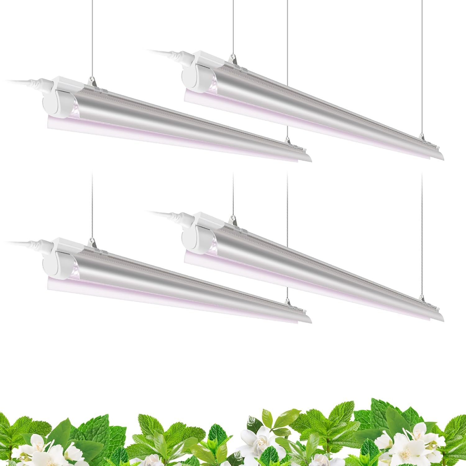 Barrina T8 LED Grow Light 4FT Full Spectrum for Indoor Plants