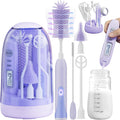 Electric Bottle Brush Cleaner with Thermometer - Portable Bottle