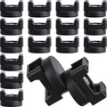 Magnetic Cable Clips Zip Tie Mounts 15-Pack - Strong Hold Cable