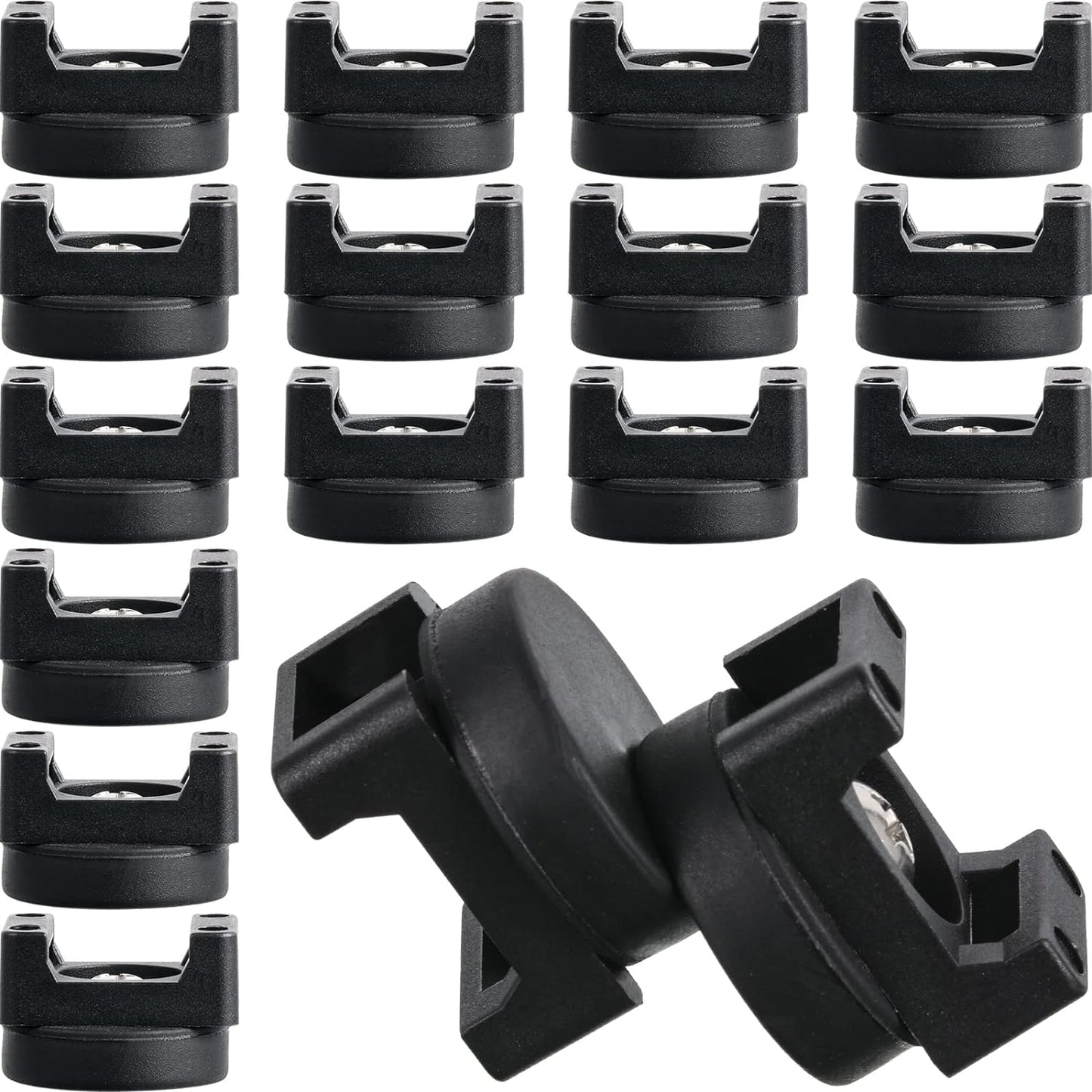 15pc Magnetic Cable Clips - Wire Management Solution