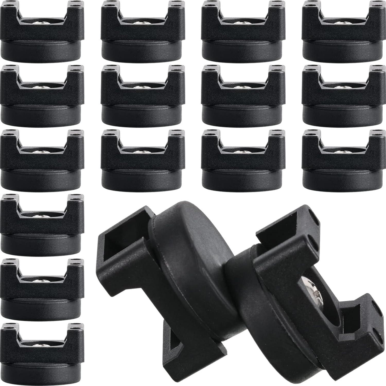 15pc Magnetic Cable Clips - Wire Management Solution