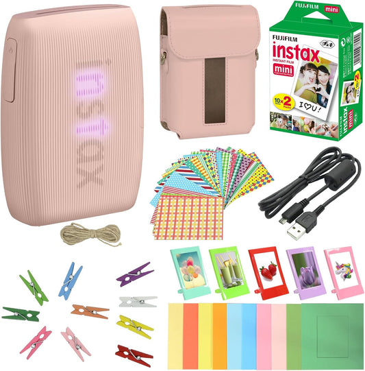 Fujifilm Mini Link 3 Smartphone Printer Bundle with Accessories