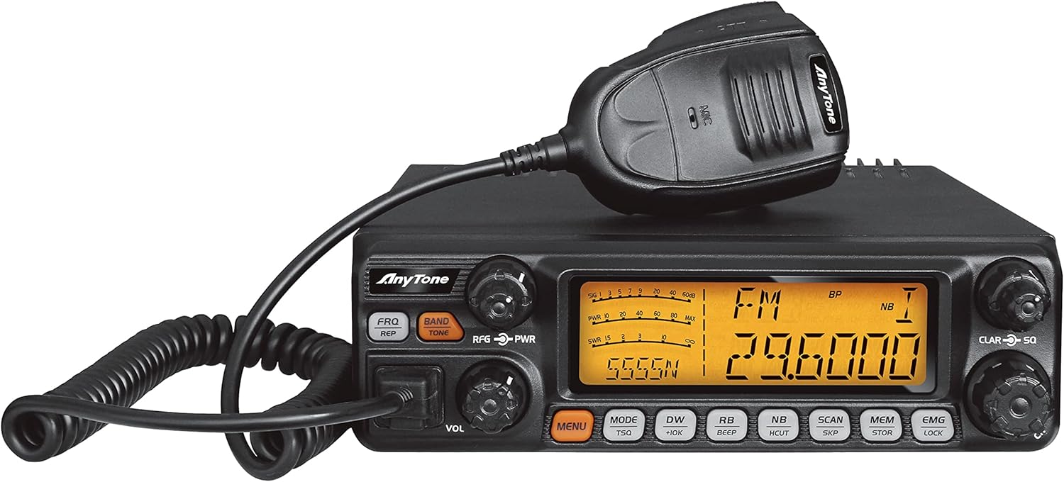 AnyTone AT-5555N II 10 Meter Radio with High Power Output