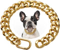 19MM Heavy Duty Thick Cuban Link Dog Collar - Gold 22in Chain