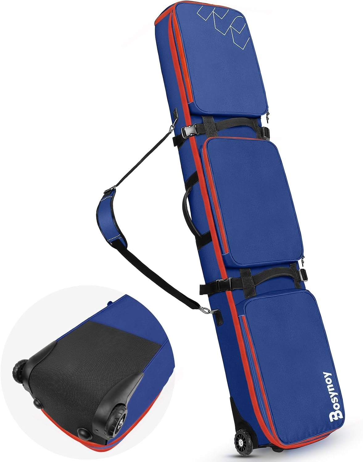 Premium Bosynoy Snowboard Bag with Wheels - Travel in Style!