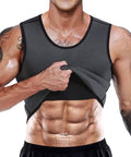 NonEcho Men Neoprene Waist Trainer Sauna Vest - Sweat Boosting Shaper