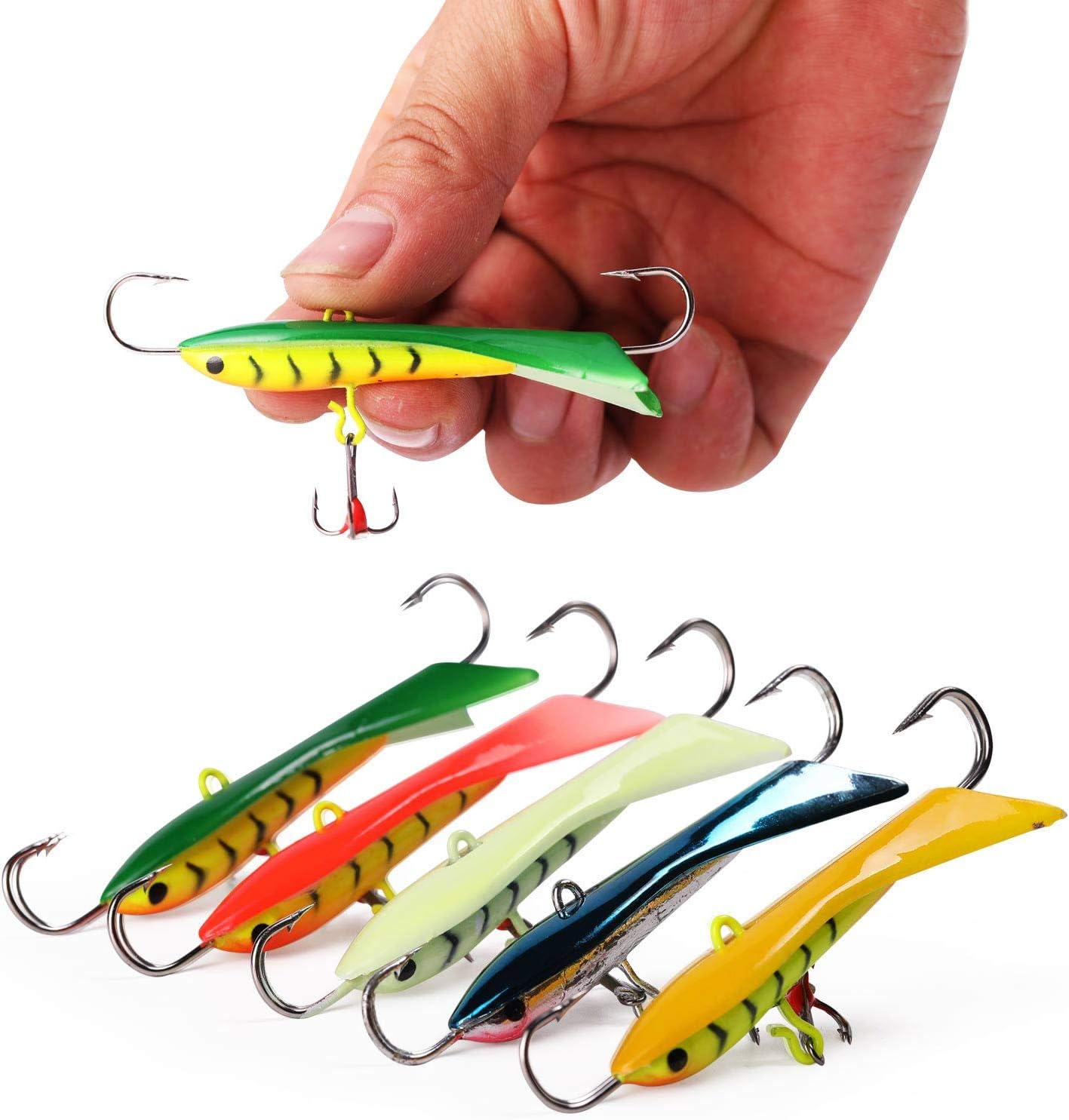 Sougayilang Ice Fishing Jigs - Ultimate Lure Kit