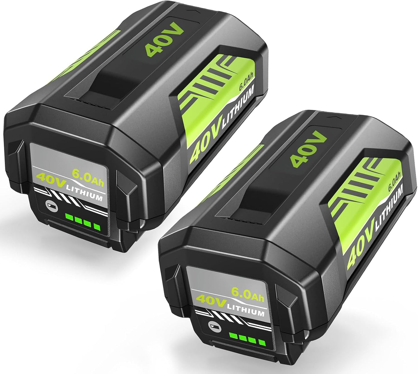 Replacement for Ryobi 40V Battery 6.0Ah - 2-Pack for Tools