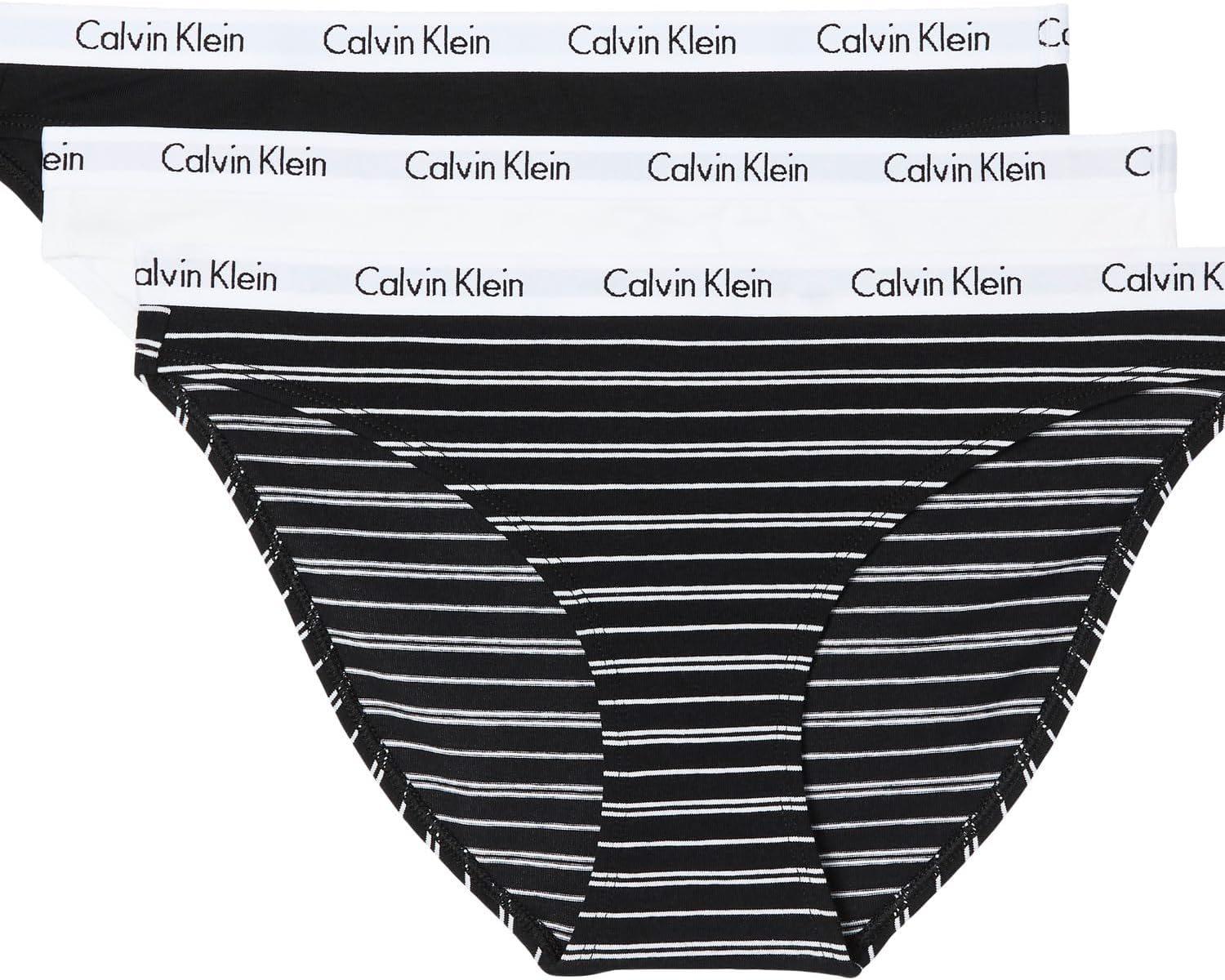 Calvin Klein Women's Carousel Logo Cotton Stretch Bikini Panties