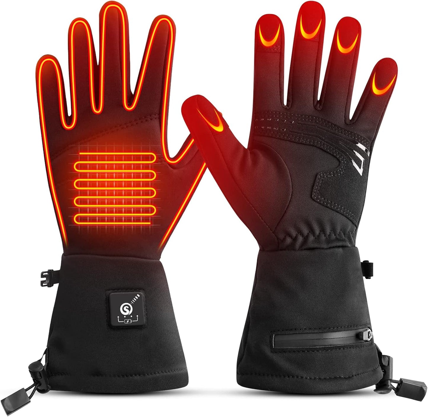 SAVIOR HEAT Heated Glove Liners for Winter Sports and Activities