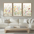 BINCUE Large Framed Floral Canvas Wall Art for Home Decor