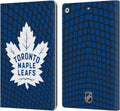 NHL Net Pattern Toronto Maple Leafs Leather Wallet Case for iPad 10.2