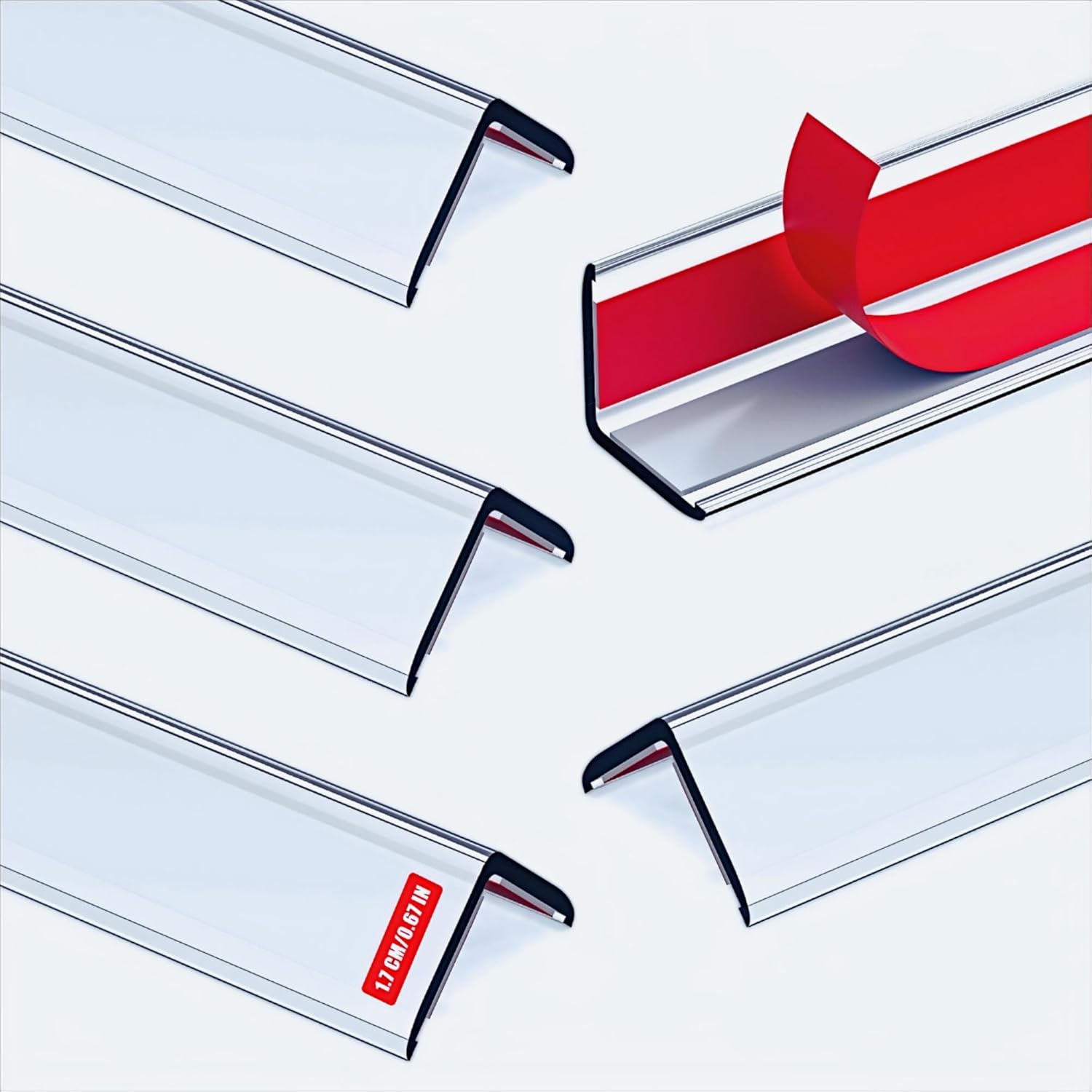 Clear Self-Adhesive Mini Wall Corner Protectors for Safety
