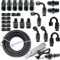 8AN PTFE Fuel Line Kit 26ft - High-Pressure LS Swap Fuel Hose