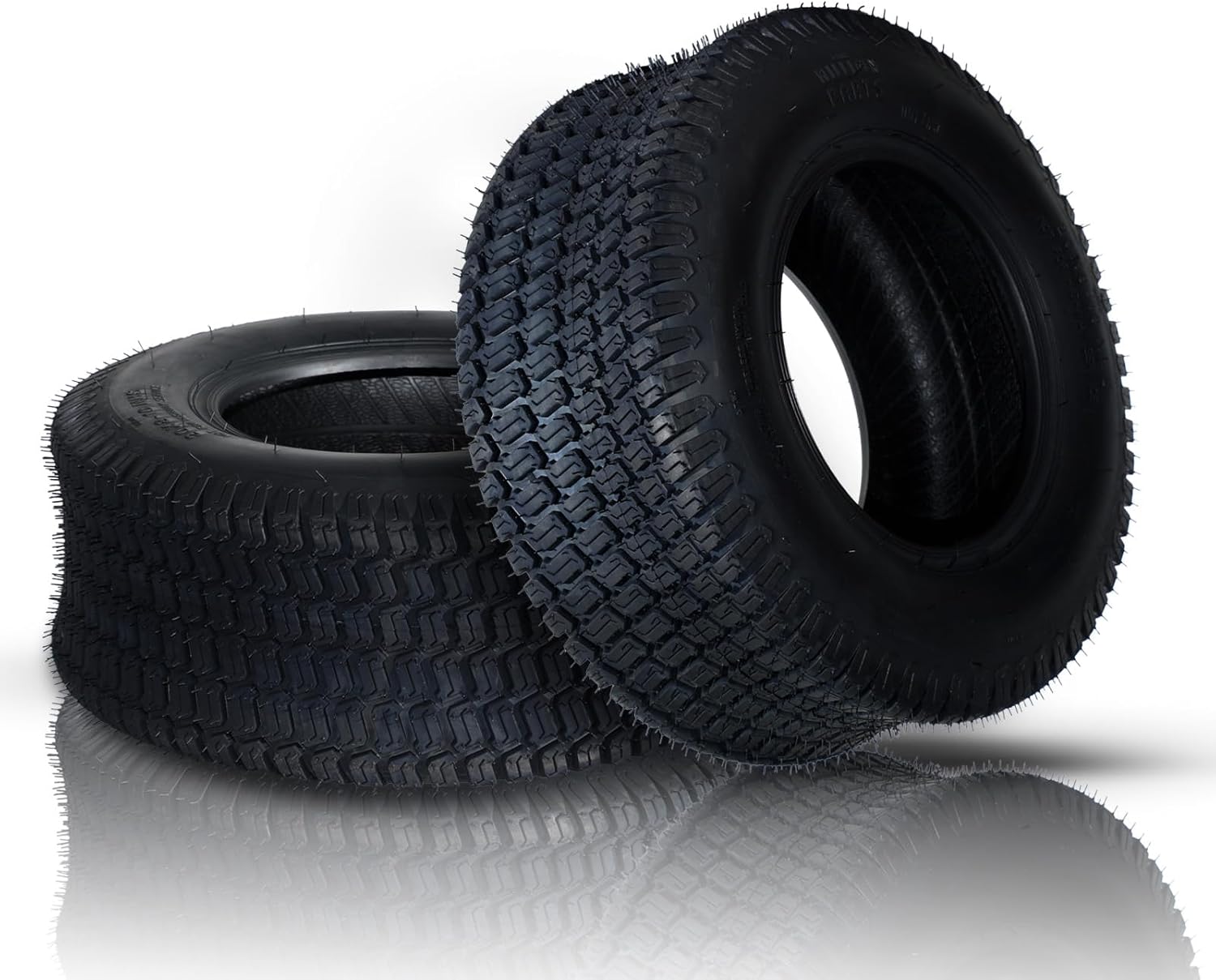 Set of 2 20x8-10 Lawn Mower Turf Tires for Garden Use