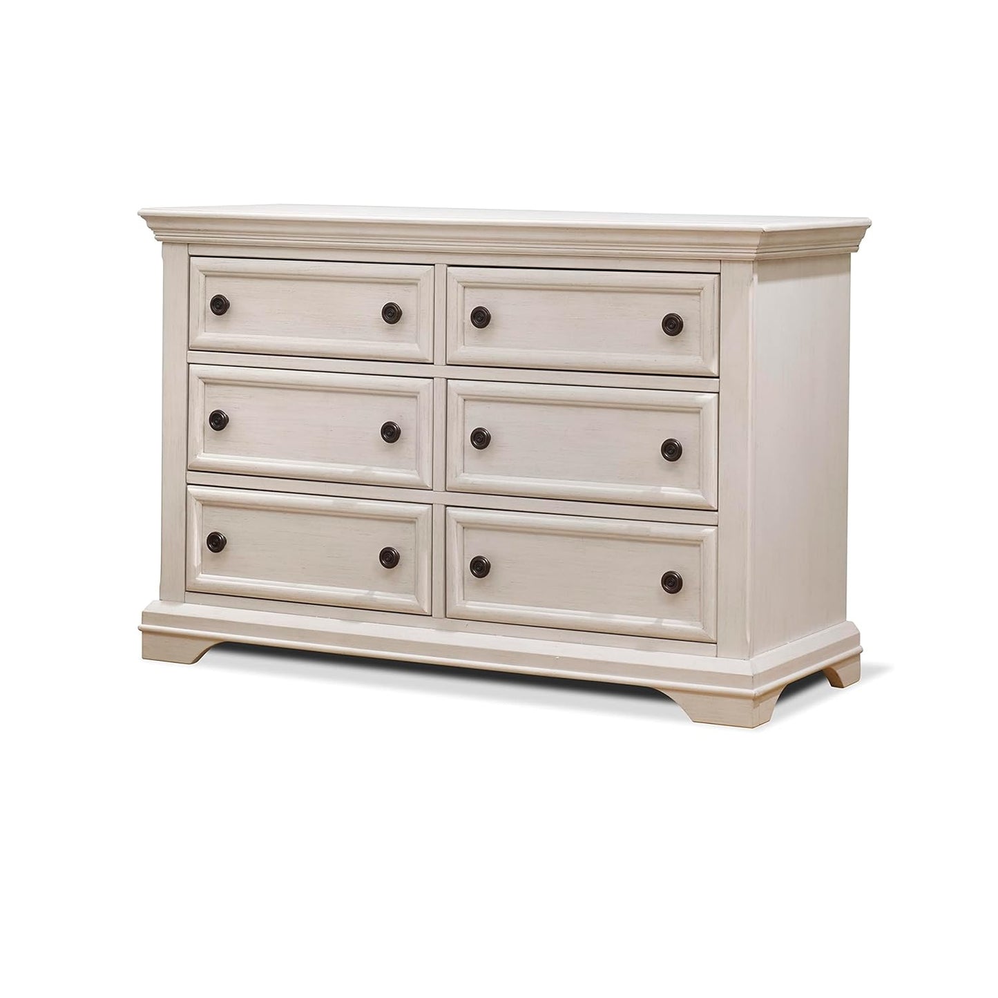 Portofino Baby Dresser in Brushed Ivory for Stylish Nurseries