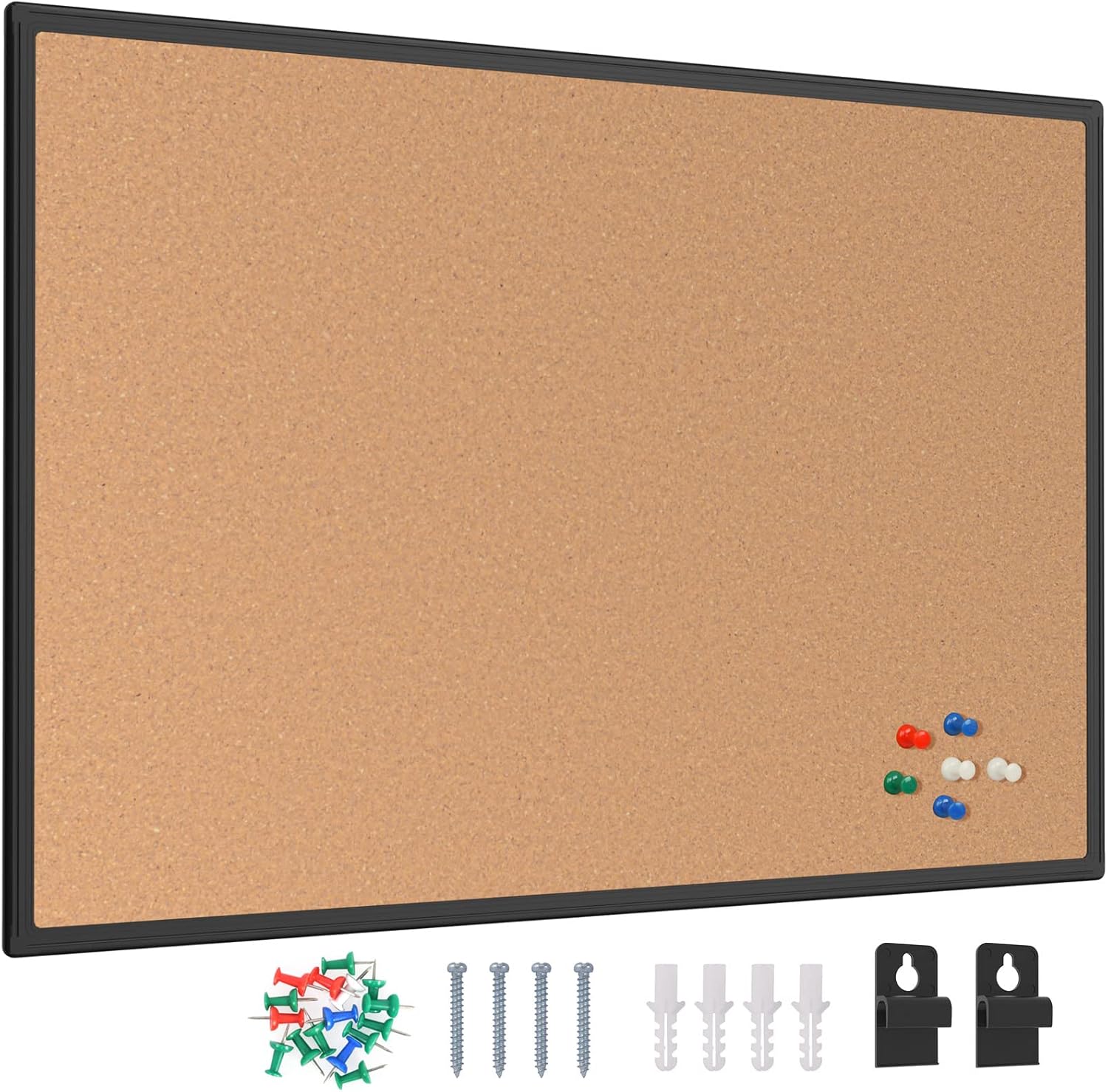 Board2by Cork Board Bulletin Board for Home, Office & School