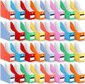 Magazine File Holder Set 32 Pcs - Colorful Foldable Desk Organizers