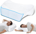 Side Sleeper Pillow with Arm Hole - Shoulder Relief Memory Foam Pillow