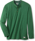 Men's Hemingway Long Sleeve Henley - Organic Cotton Slub