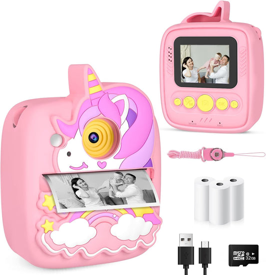 YINGOOT Kids Instant Print Camera - Capture & Print Memories Instantly!