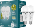 GE LED+ Backup Battery A21 Rechargeable Light Bulbs - Emergency