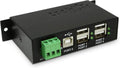 Industrial 4-Port USB 2.0 Hub - Durable, Mountable Connectivity