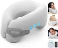 2in1 Ergonomic Memory Foam Travel Neck Pillow Gray - Adjustable