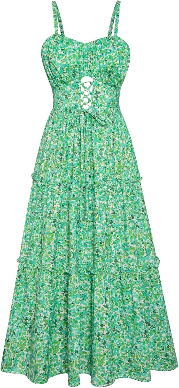 GRACE KARIN Women's Summer Floral Dress with Pockets for 2025