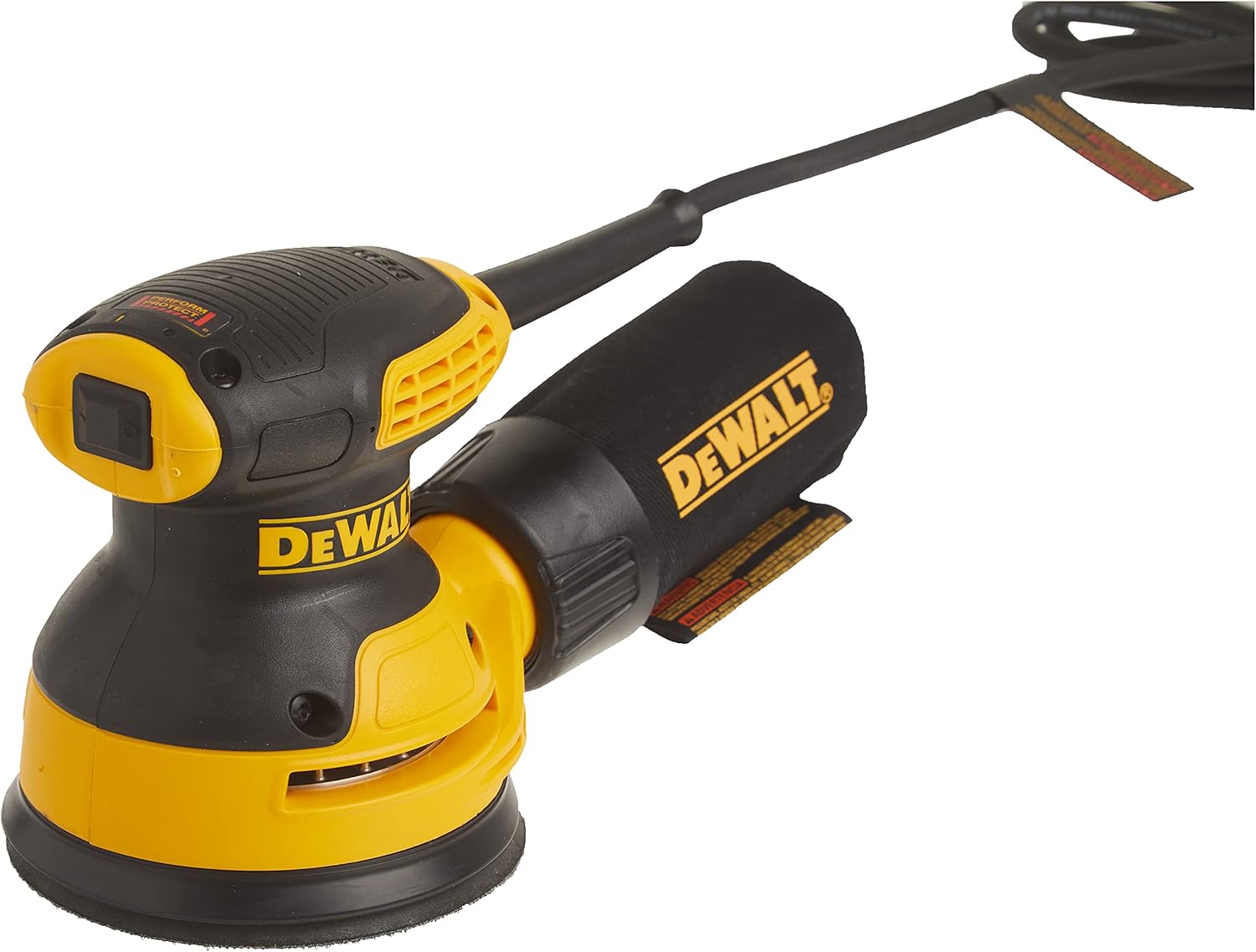 DEWALT Orbital Sander 5 Inch Palm Tool with 12000 OPM Power