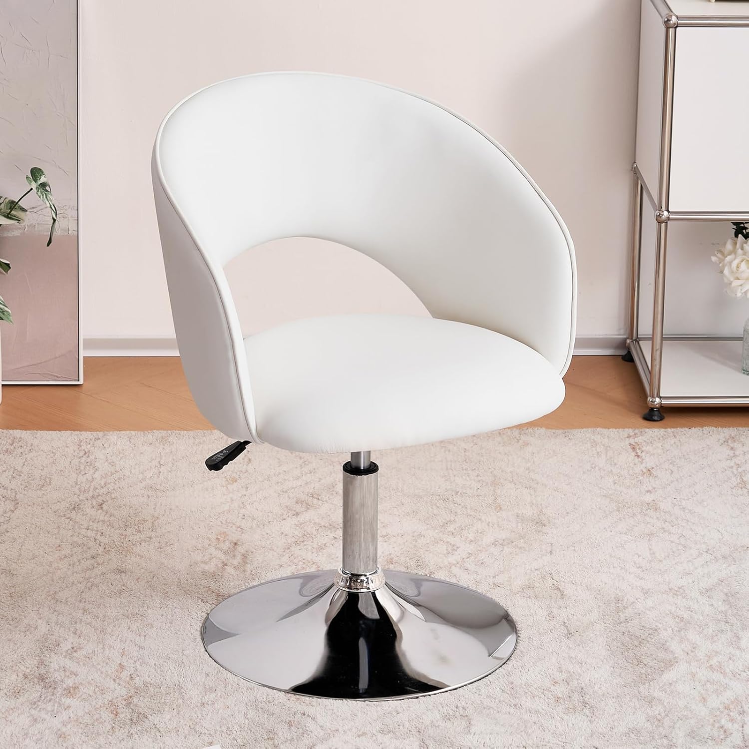 Furniliving Swivel Vanity Chair - Elegant Makeup Seating