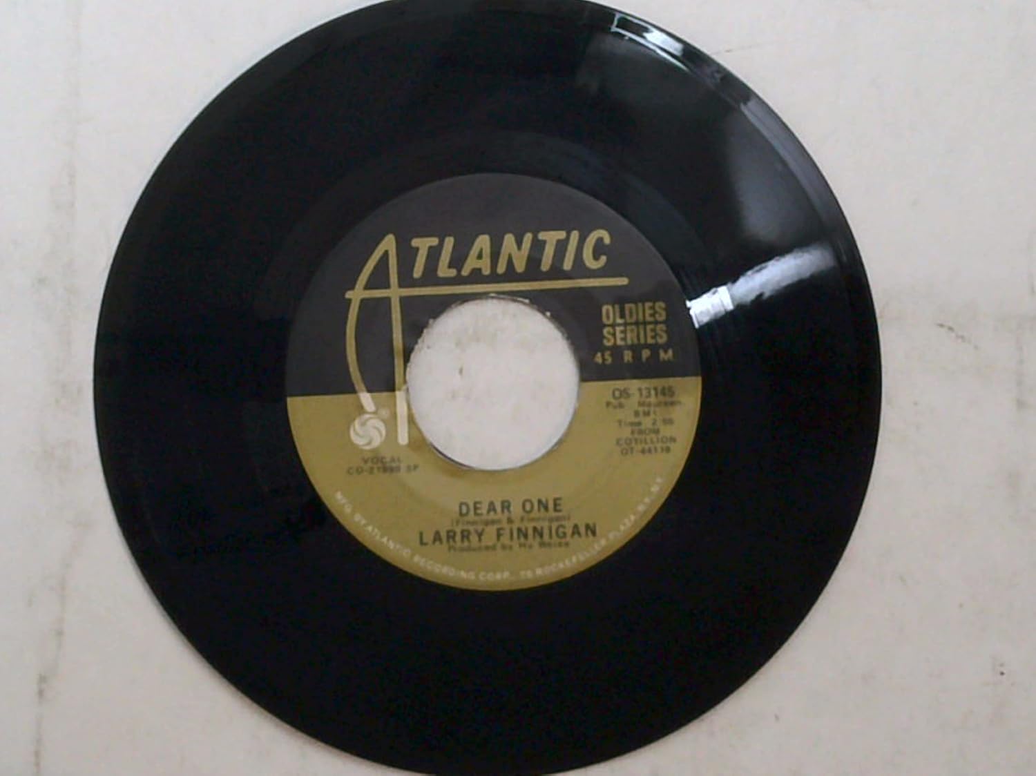Vinyl Larry Finngan 45rpm: Atlantic Blues
