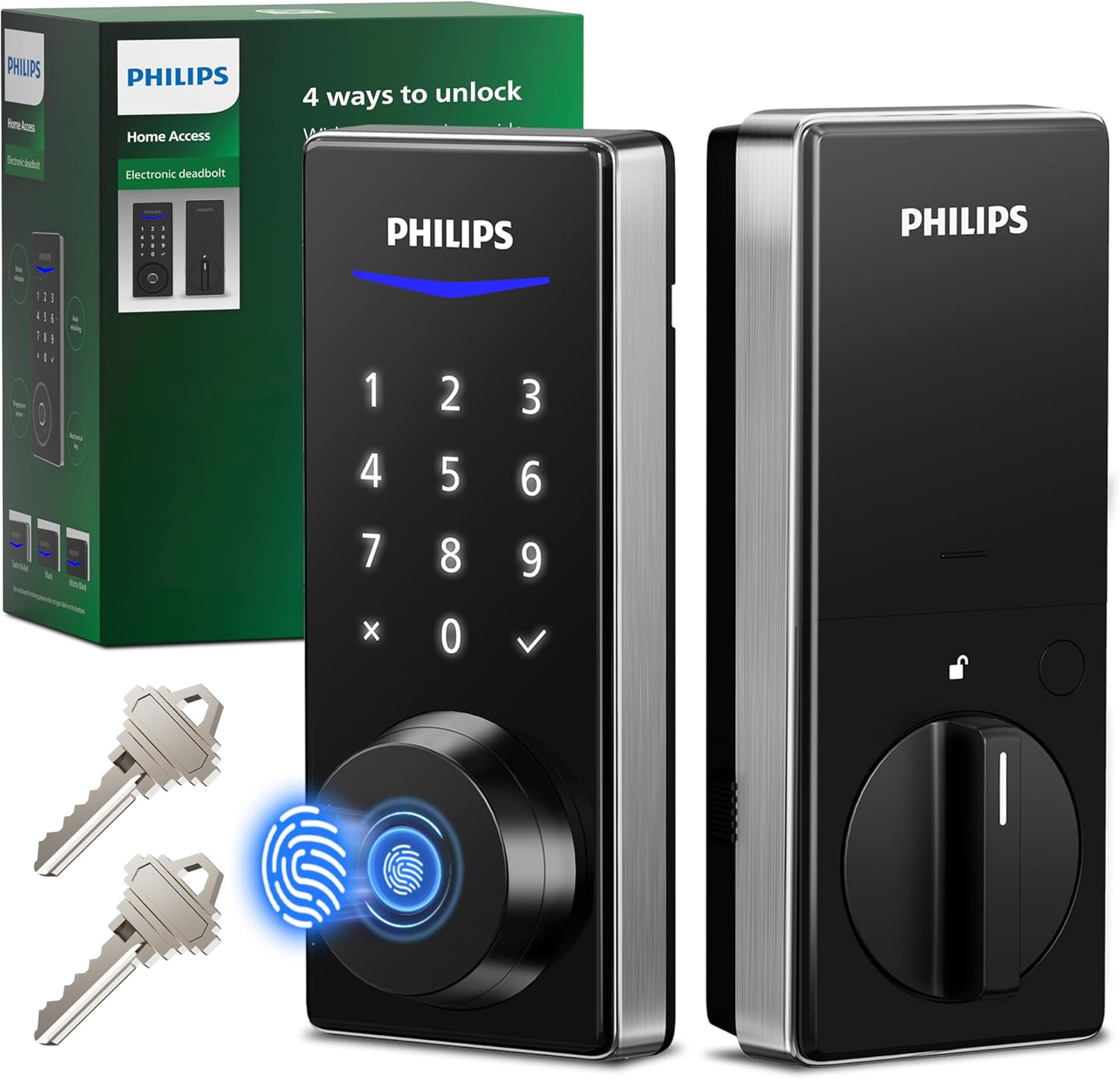Philips Fingerprint Electronic Door Lock for Keyless Entry