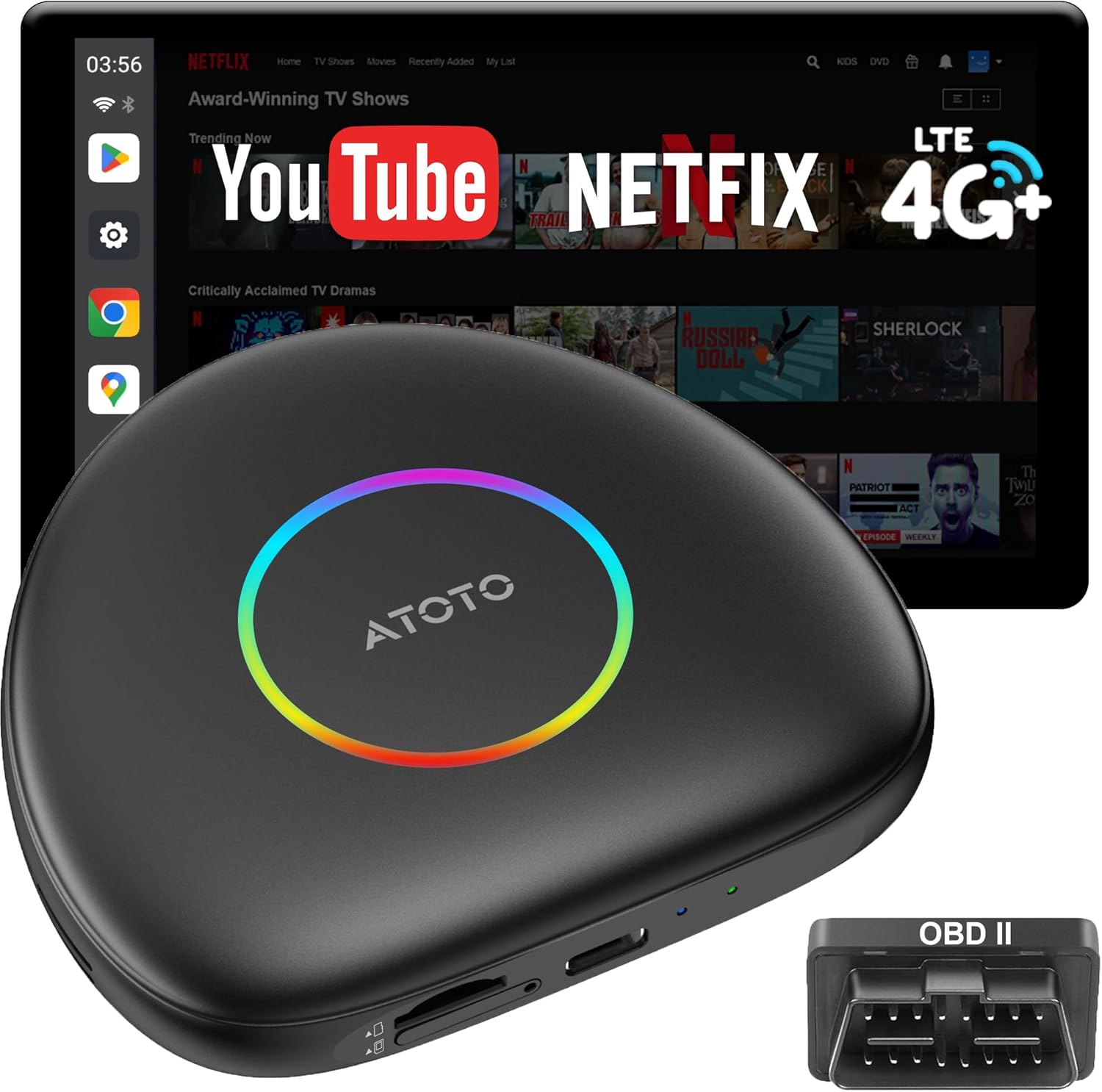 Magic AI Box for Car - 4G LTE Wireless CarPlay Adapter