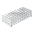 Plastic Test Tube Rack for 15/18 mm Tubes - Holds 50, Detachable