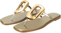 Flip-Flops for Women Thong Sandals Flat Black Slip on (Style WL9V)