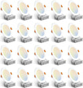 6 in 5CCT Ultra-Thin LED Recessed Ceiling Light - Dimmable, Selectable