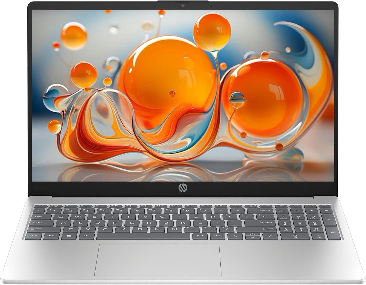 HP 15 Professional Slim High-Performance Laptop for Work