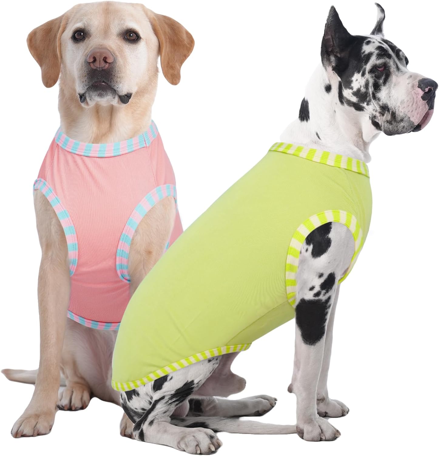 IECOii 2 Pack Great Dane Dog T Shirts for Sensitive Skin