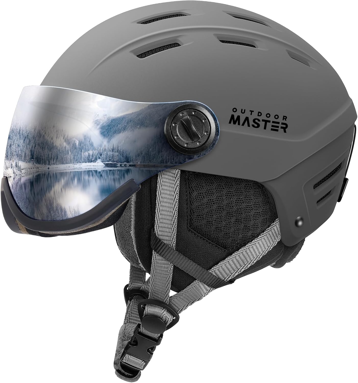 2-in-1 Snowboard Helmet & Goggles Set - Cooling Vents, Protective Foam