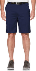 PGA TOUR Mens 9in Flat Front Golf Shorts with Active Waistband these