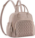 LOVEVOOK Diaper Bag Backpack Small Quilted Leather - Stylish Carry