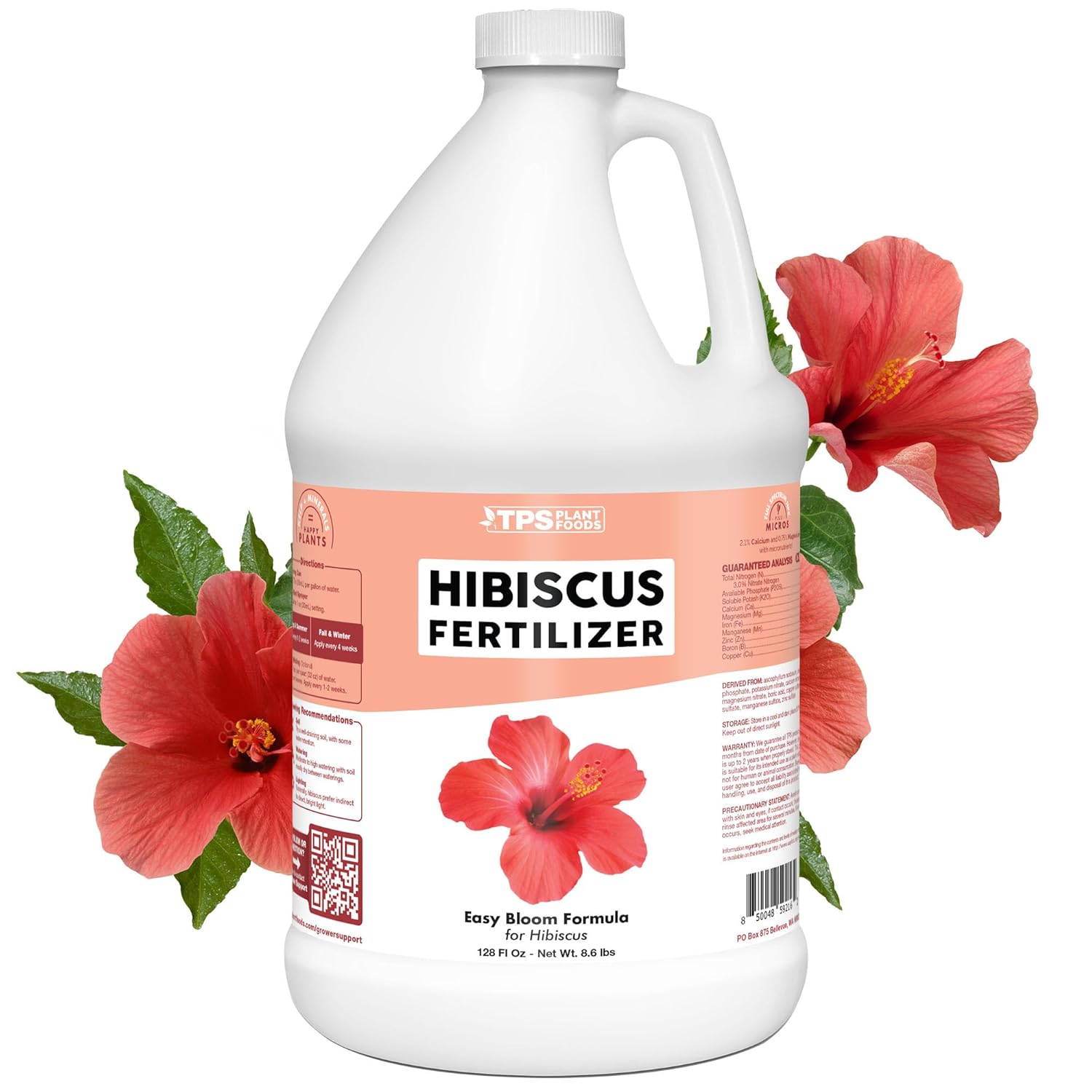 Hibiscus Fertilizer for Tropical and Flowering Plants, 1 Gallon