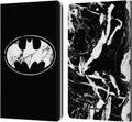 Batman DC Comics Marble Logos Leather Wallet Case for iPad 9.7