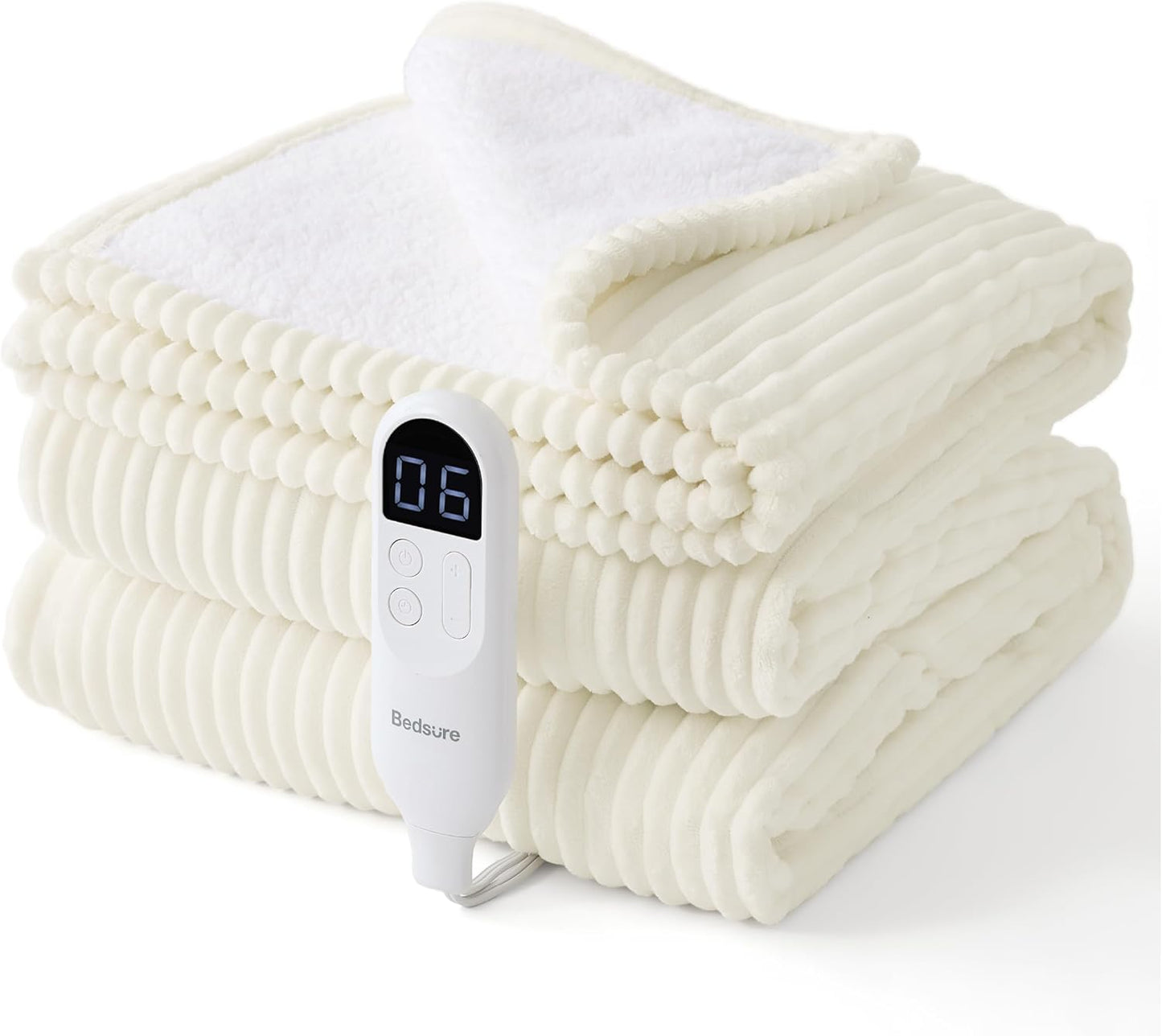 Bedsure GentleSoft Electric Blanket Twin for Cozy Warmth