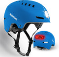 Bike Helmet with LED Lights for Commuting - USB Rechargeable