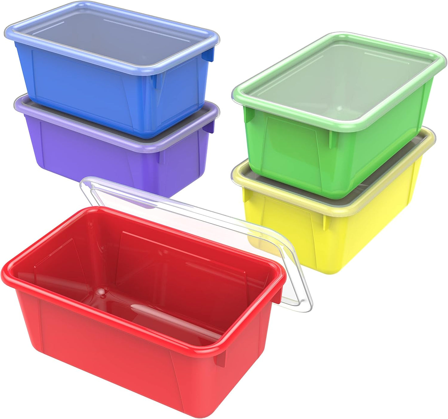 Storex Small Cubby Bins for Classroom Organization and Storage