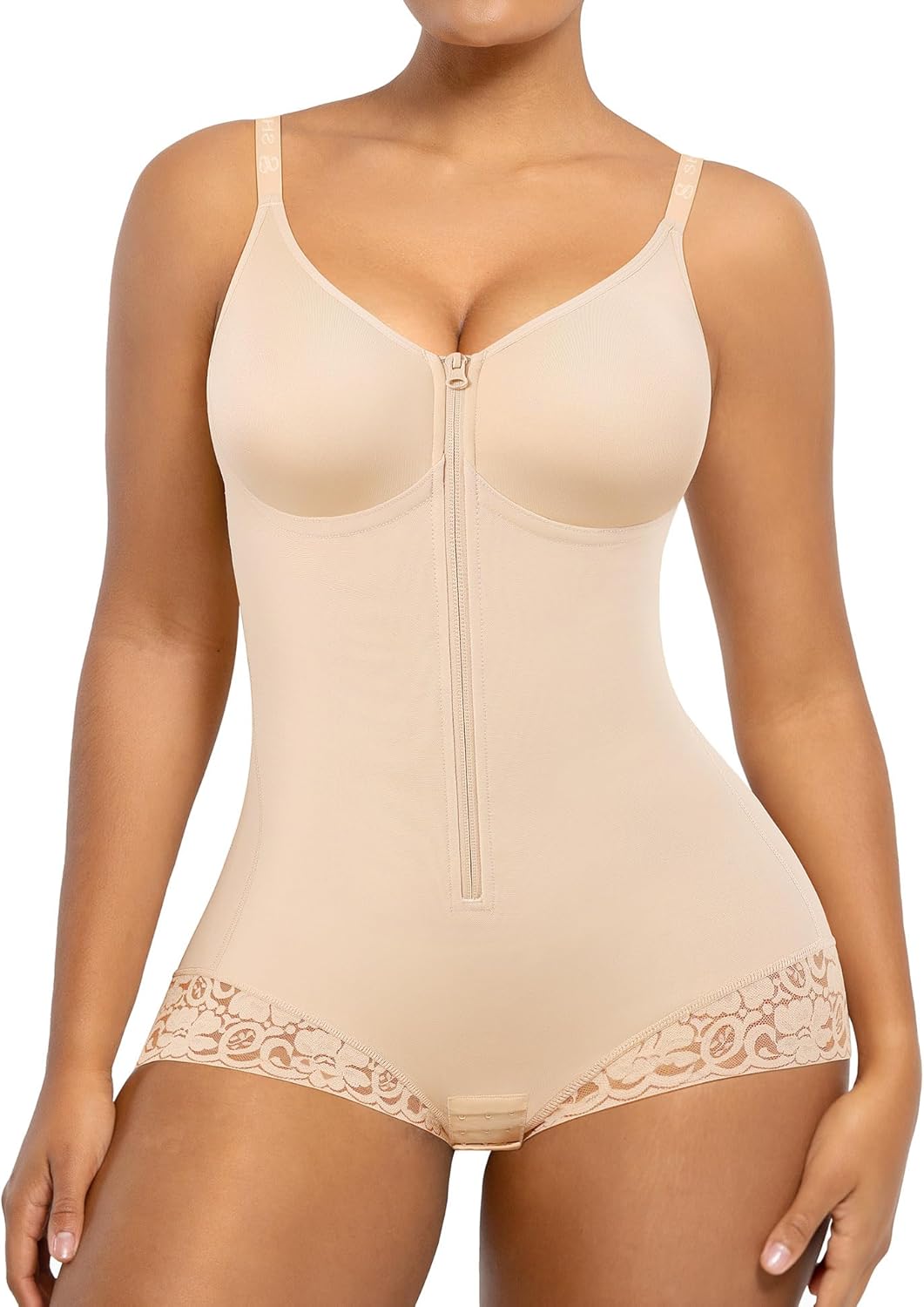 SHAPELLX Tummy Control Half Body Shaper for Women Snatched Fit
