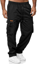 HOTake Men's Casual Cargo Sweatpants Waist Drawstring Joggers wardrobe